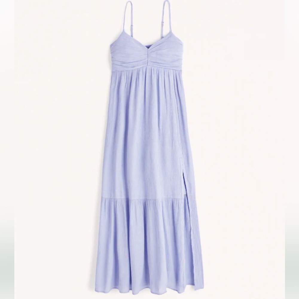 Ruched Crinkle Maxi Dress (Sold Out Online)